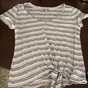 Express one eleven striped t